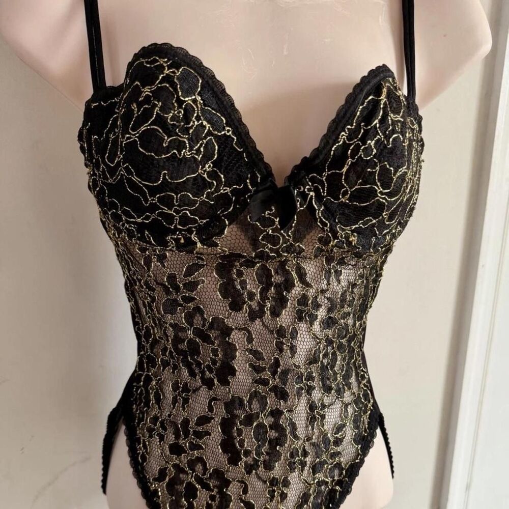Victoria-s-secret Women's Black Bodysuit